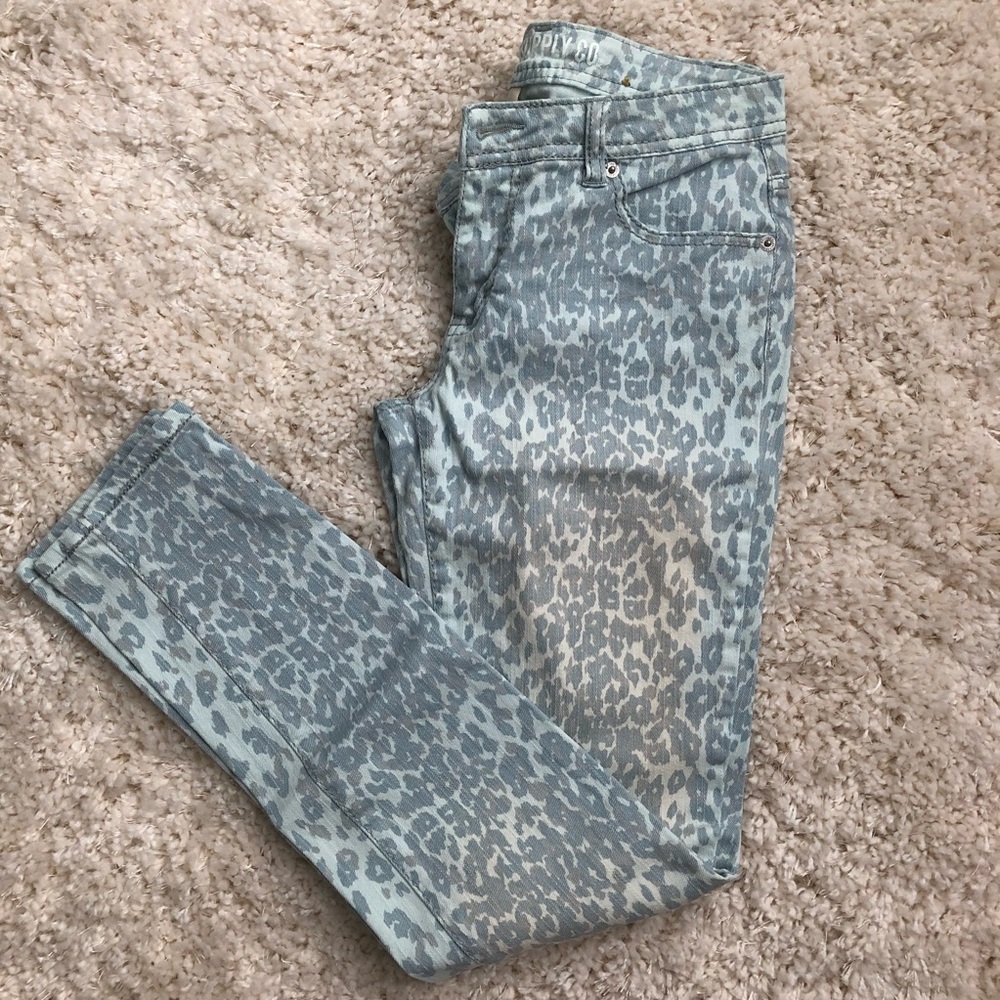 Leopard Print Jeans